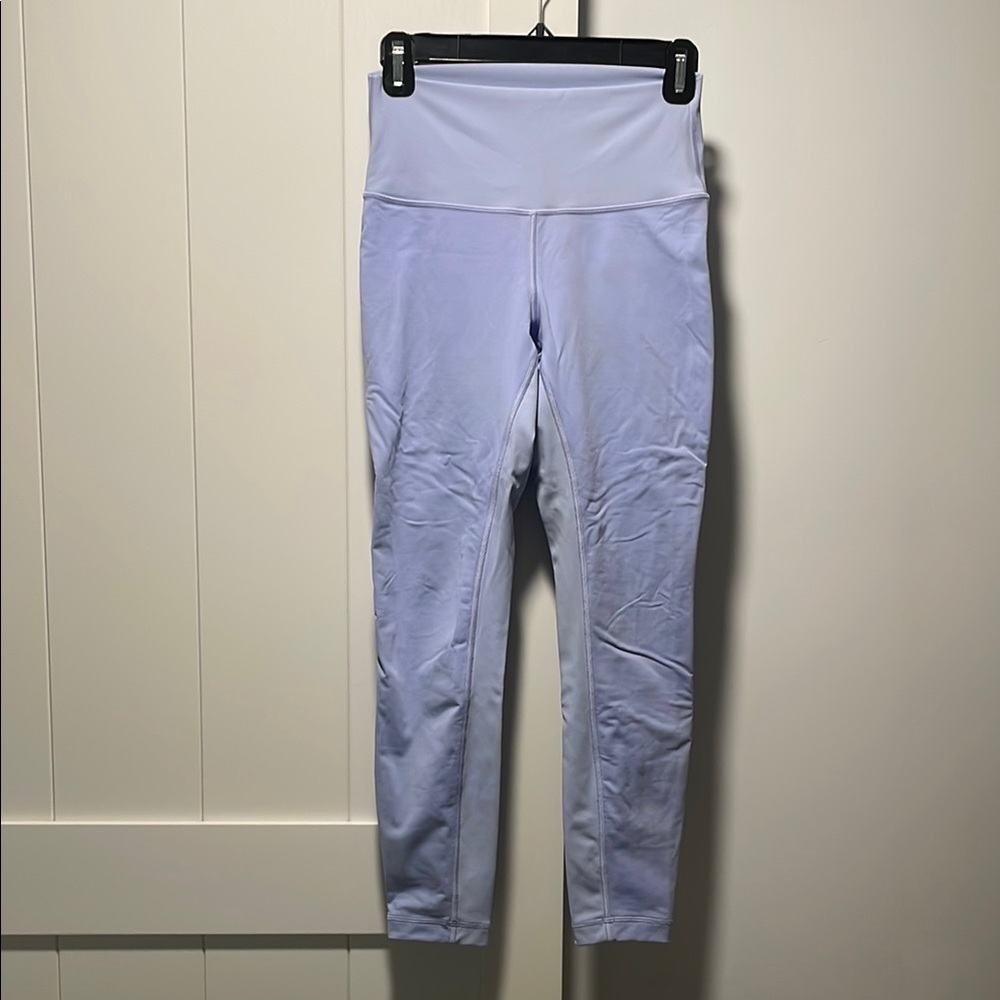 Lululemon Like New Lavender Leggings High Waist Stretch